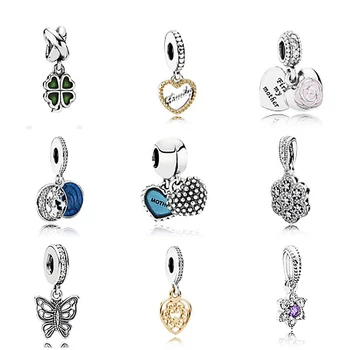 

NEW 925 Sterling Silver Pan Pendant Pearl Jewelry Making Fits Charm bead Collocation Bracelet DIY Factory wholesale