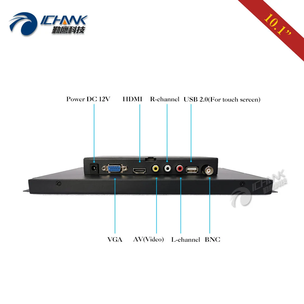 ZK101TC-56HL/10,1 дюймов 1920x1200 поддержка Linux Ubuntu Raspbian Debian HDMI Встроенный сенсорный монитор с открытой рамкой ЖК-экран