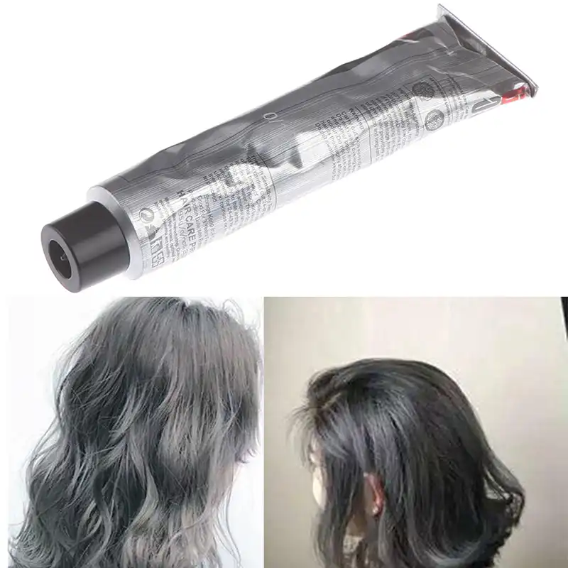 100ml Unisex Diy Grandmother Color Hair Cream Permanent Dye Light