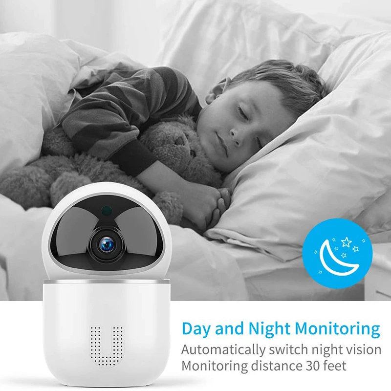  1080P Cloud IP Camera Baby Monitor Intelligent Auto Tracking Surveillance Home Security Wireless Wi