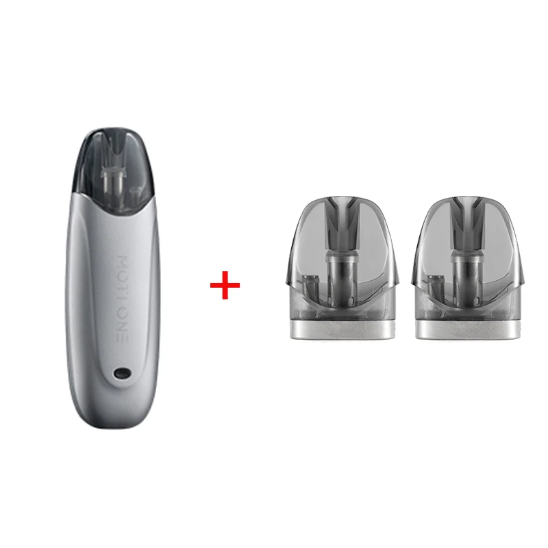 Комплект Moti One Vape Pod с емкостью бака 1,85 мл и аккумулятором емкостью 350 мАч, система заправки электронных сигарет Vs MINIFIT - Цвет: Silver with pod