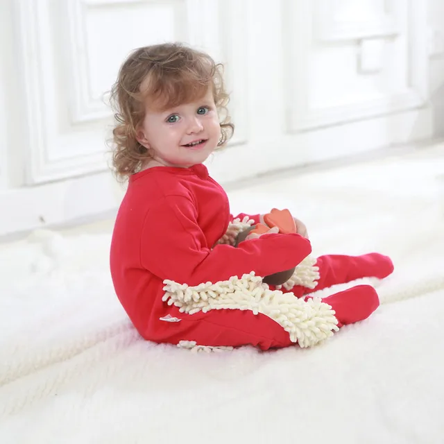 2020 New Popular Baby Climbing Suit Infant Jumpsuit Mop Wear Lazy Crawling 3