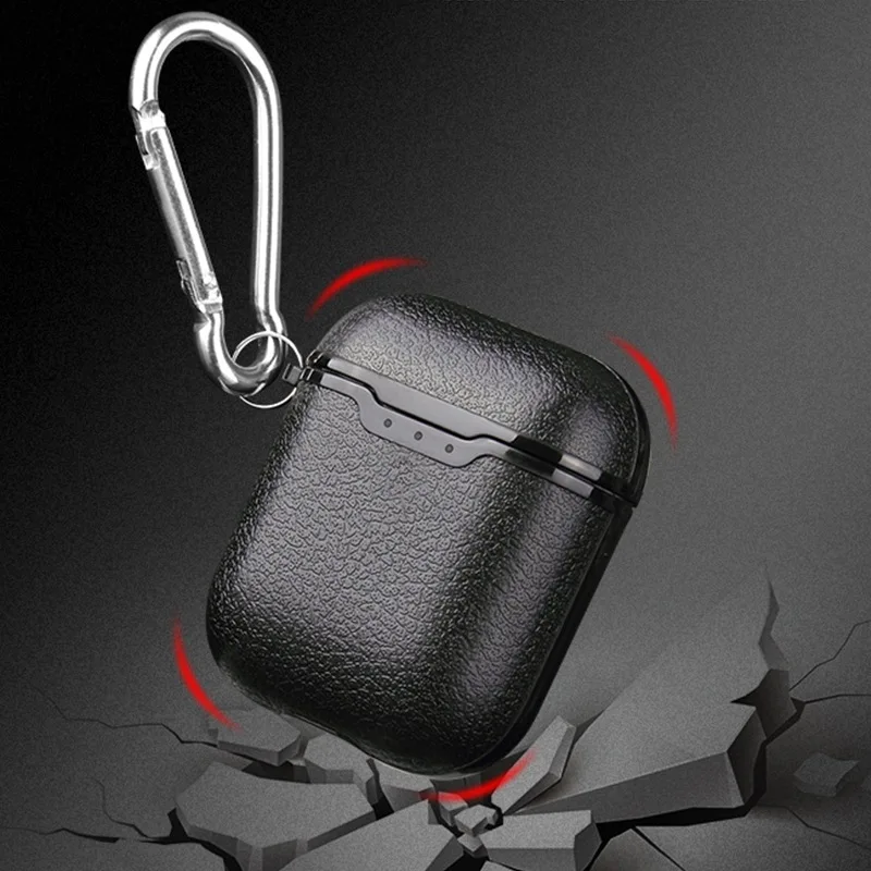 Для AirPods Pro 3 чехол Роскошная кожа личи/углеродное волокно силиконовый защитный чехол для Airpods 2 AirPods 3 Bluetooth чехол для наушников