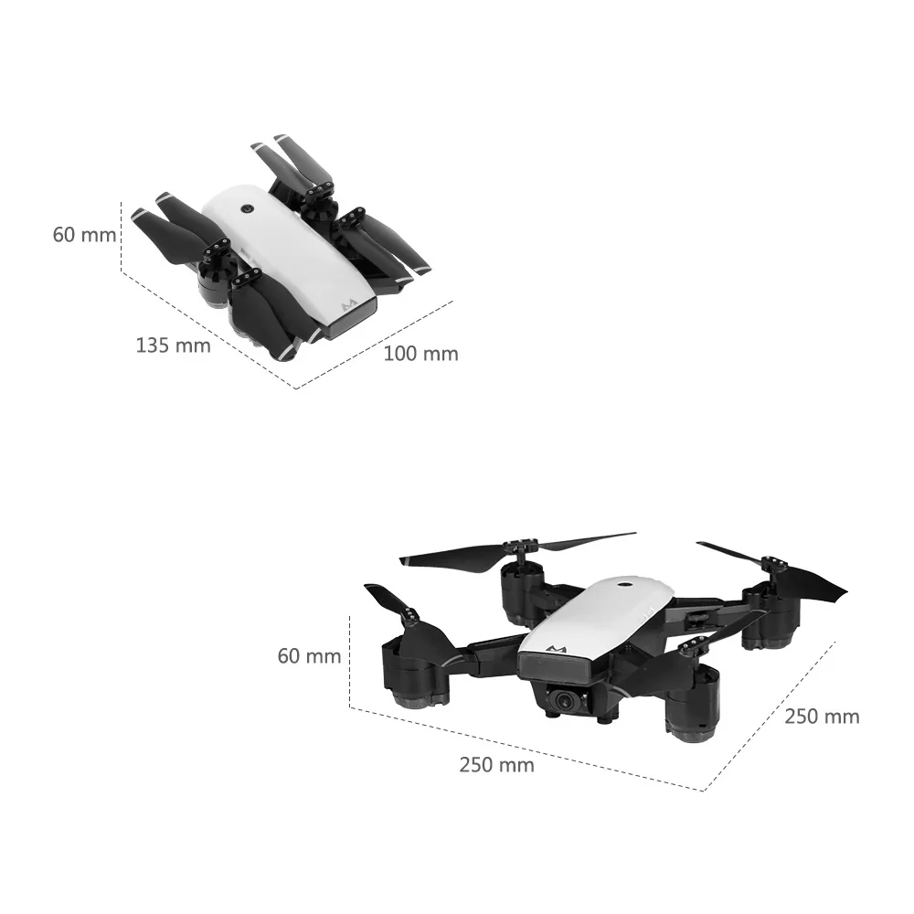 SMRC S20 Радиоуправляемый Дрон 1080P Wi-Fi FPV широкоугольная камера удержание высоты один ключ возврат Квадрокоптер для начинающих обучение Рождественский подарок