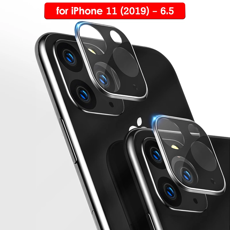 for iPhone11 Pro Max Роскошная Защитная пленка для объектива камеры для iPhone 11 Pro, Pro Max, пленка для камеры из закаленного стекла для Apple iPhone 11, металлическая задняя камера для объектива - Цвет: for iPhone11 Pro Max