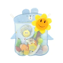 Органайзер для детской кроватки с героями мультфильмов, Детская сумка для хранения игрушек, держатель для душа, сумки для хранения, сетчатая настенная корзинка органайзер для подгузников