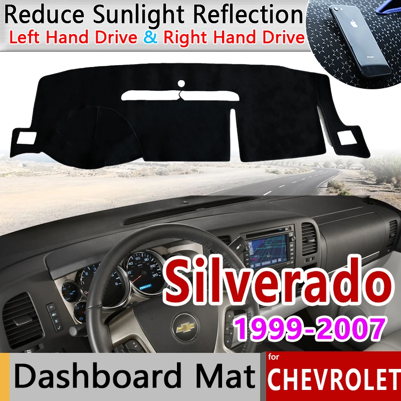 

Dashboard Cover Dash Board Mat Carpet for Chevrolet Silverado C/K GMC Sierra 1999~2007 Pad Sunshade Cushion Anti-UV Accessories
