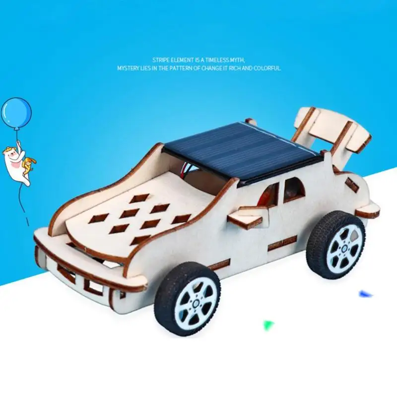 Забавная солнечная игрушка в сборе Набор DIY модель автомобиля Детские Обучающие гаджеты