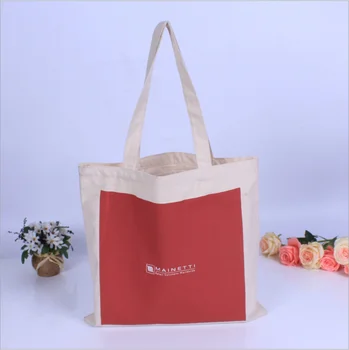 

Unisex Handbags Custom Canvas Tote Bag Print Text Your Design Grocery Daily Use Reusable Cotton Travel Casual red Shopping Bag