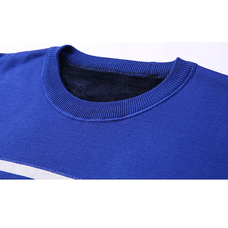 UNIVOS KUNI осенний зимний мужской модный свитер с длинными рукавами теплый мягкий приталенный свитер большой размер M-4XL J629