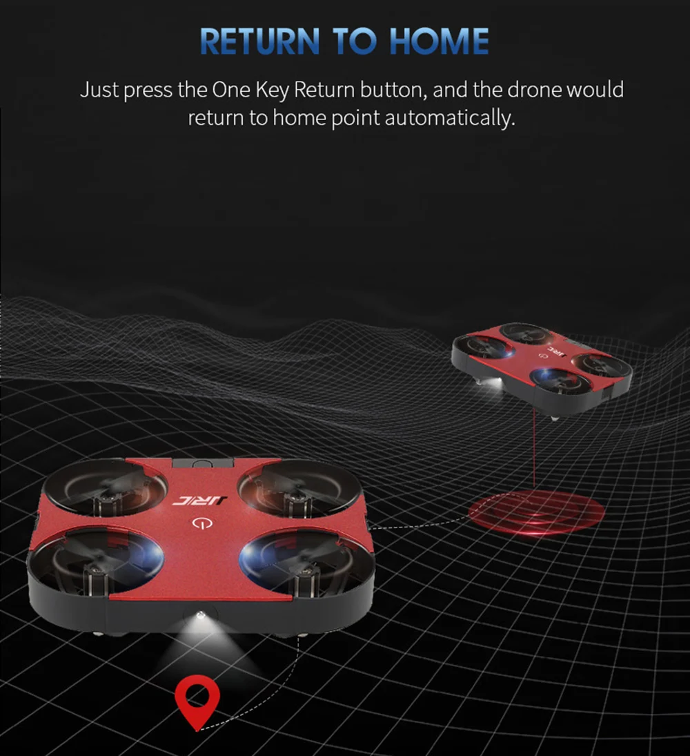 JJRC H70 мини-Дрон ультра-тонкий пульт дистанционного управления Квадрокоптеры 4ch планка отношение держать со складной рукояткой уличные игрушки ZLRC
