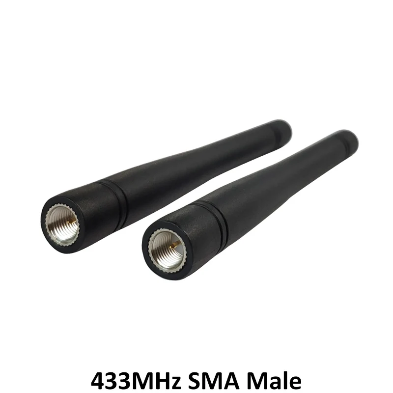 5pcs433MHz antenna 3dbi SMA Male Connector 433 mhz antena rubber antenne for wireless watermeter Gasmeter Lorawan 4