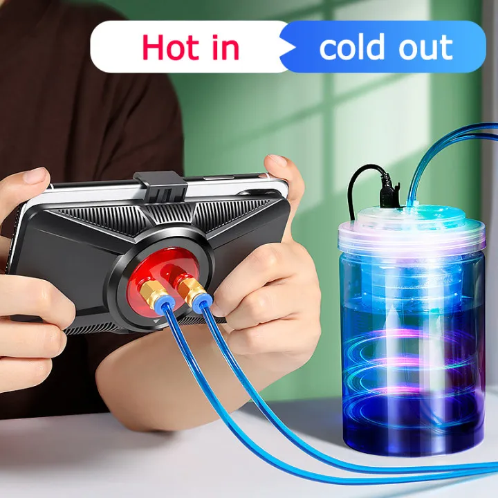 Universal Refrigeration + Water-cooled Semiconductor Mobile Phone Radiator Gaming Phone Cooler Phone Holder Heat Sink