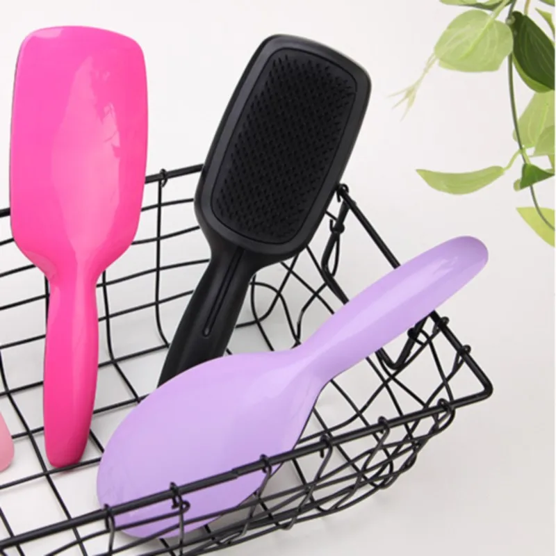 Пластиковый гребень анти-узел парикмахерский гребень с ручкой Tangle Teezer гребень настраиваемый логотип