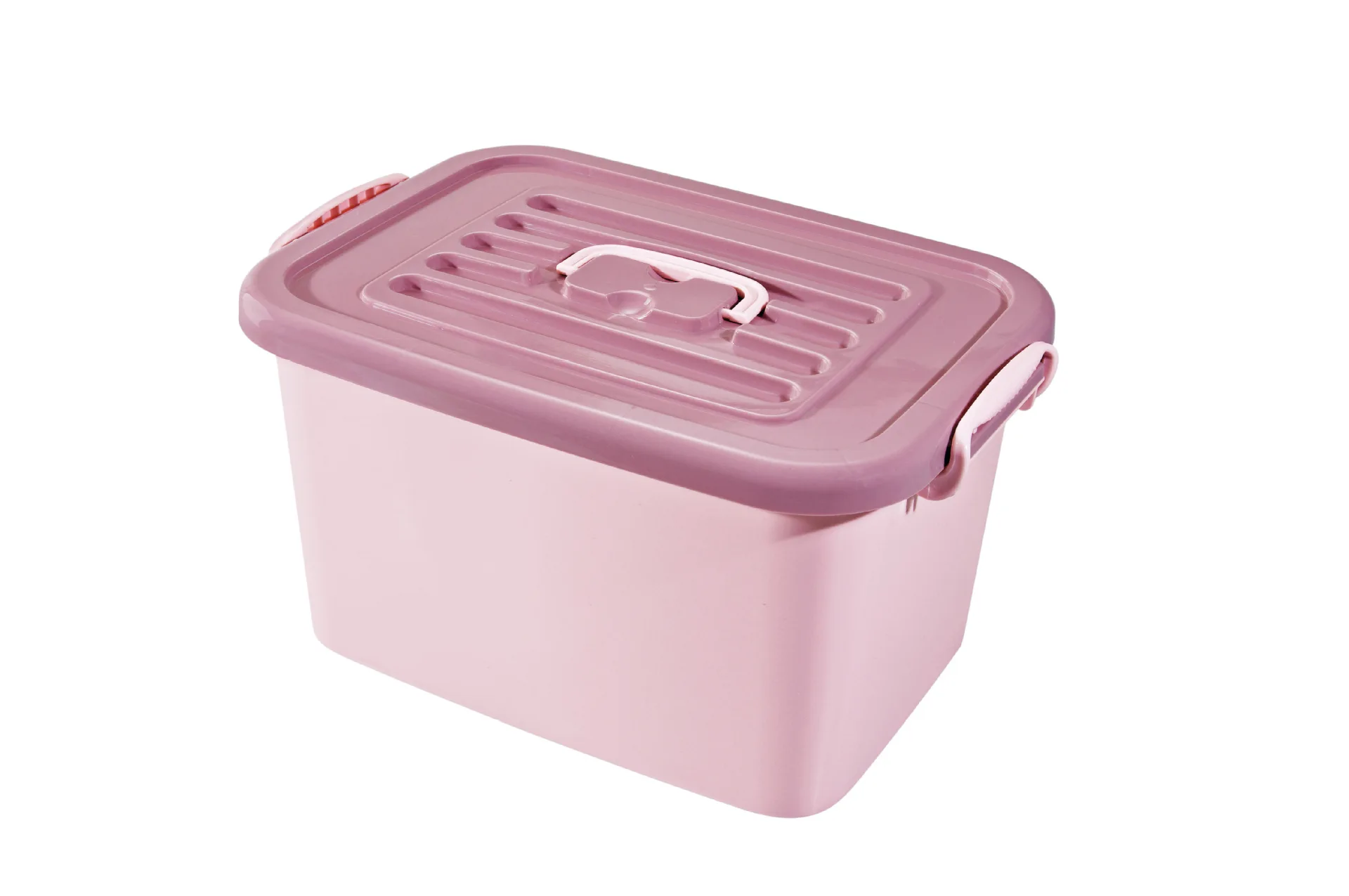 Chaocheng Manufacturers Direct Selling Us Home Storage Box 6L-18L Transparent Solid Color Plastic Box Northern European-Style Co