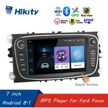 Hikity " Android 8,1 автомобильный Радио 2 Din мультимедийный плеер gps навигация Wifi Bluetooth для Ford/Focus/S-Max/Mondeo 9/Galaxy/C-Max