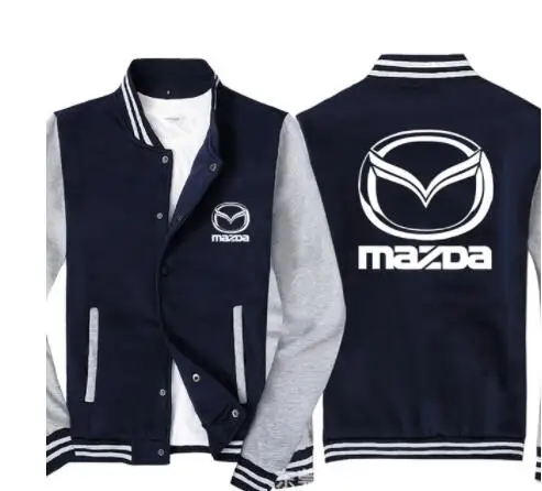 Бейсбольная куртка, уникальная для MAZDA, с принтом, мужская куртка, приталенная, флисовая, спортивные костюмы, мужские, Masculino H - Цвет: 3