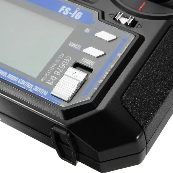 FlySky i6 FS-i6 2.4G 6CH AFHDS RC Transmitter Receiver Radio Remote Controller for RC FPV Racing Drone Without Receiver Toys 14 each radio system uses 16 different channels and 160 different types of hopping algorithm .