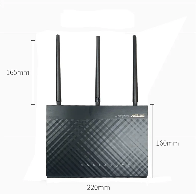 ASUS роутер wifi RT-AC68U wifi ретранслятор AImesh волоконный двухдиапазонный беспроводной AC1900M гигабитный домашний через стену высокоскоростной Интеллектуальный