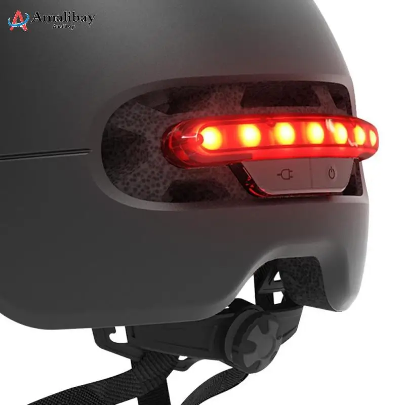 Electric Scooter Safety Helmet with Warning Light for Xiaomi M365 Pro Scooter Skateboard Ninebot Es