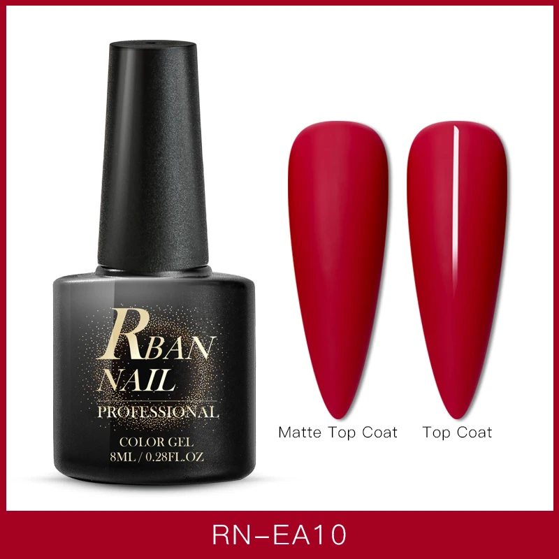 EES07813 RBAN NAIL 60 цветов Матовый УФ-гель для ногтей 8 мл чистый цвет ногтей нужно матовое верхнее покрытие Замочить ногтей Гель-лак для маникюра - Цвет: EES07813