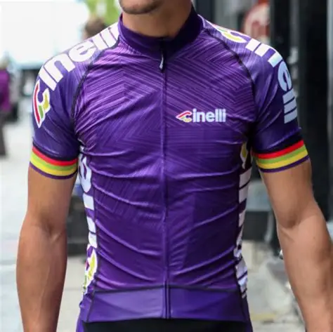 jersey Американская команда cinelli, велосипедный костюм,, велосипедный Джерси, летний комплект одежды, traje ciclismo hombre wielerkleding heren, комплекты zomer ropa - Цвет: jersey