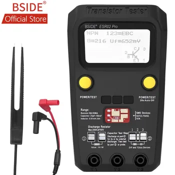 

ESR02PRO Digital Transistor SMD Components Test Multimeter Capacitance Diode Triode Inductance Multimeter ESR Tester