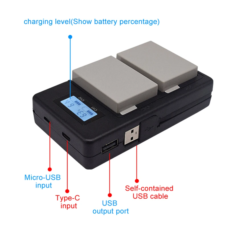 PALO LPE8 LP-E8 LP E8 ЖК-дисплей Дисплей USB Батарея Зарядное устройство для цифровой однообъективной зеркальной камеры Canon EOS 550D 600D 650D 700D Rebel T2i T3i T4i T5i поцелуй X4 X5