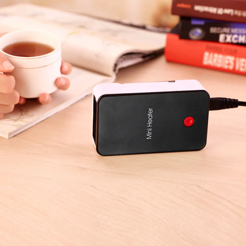 Милый удобный обогреватель с мини разъемом портативный электрический радиатор