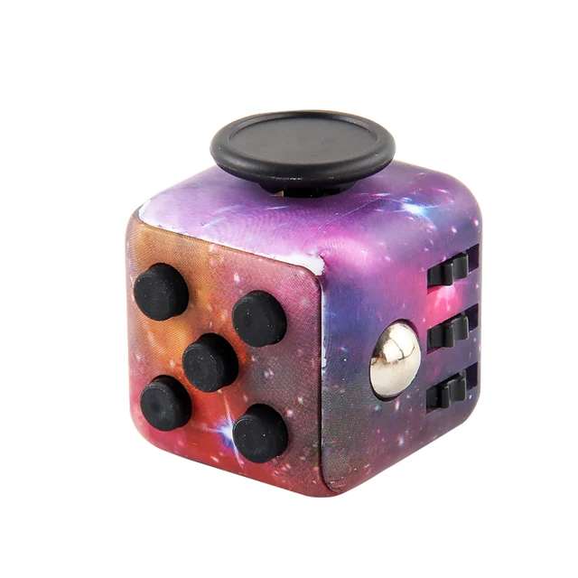 Antistress cube Relief Dice Anxiety Kids Attention Focus Toys Funny Decompression Cube Plastic Gaming Toys For Adult Child Gift 4
