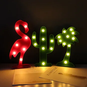 

Wenhsin LED Modeling Light Cactus Light Flamingo Christmas Light Bedside Decorating Desktop Night Light