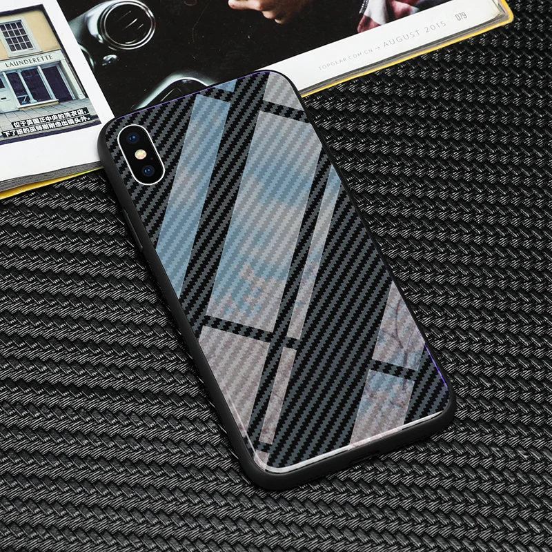 Стеклянный гоночный спортивный чехол для телефона huawei mate 20 pro lite iphone 11 pro Max XS XR X 6 7 8 plus samsung S8 S9 S10 plus note 8 9 - Цвет: RS