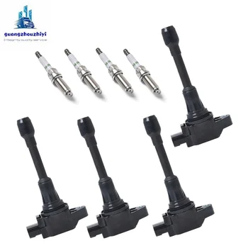 

Set combination Ignition coil + spark plug For Nissan / hacker Qi Jun 22448-JA00C, DILKAR6A11 platinum independent ignition