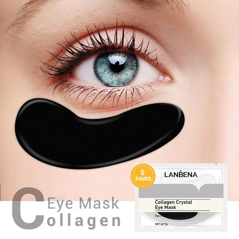 5pcs LANBENA Collagen Anti Wrinkle Eye Mask Firm Remove Dark Circles Patch Improve Bags Fine Lines Aging Skin Care | Красота и