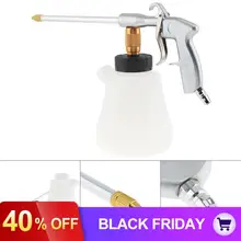 1 литровый ручной пневматический чистящий пистолет с пластиковым пенным горшком и прямой головкой для мытья мебели автомобиля