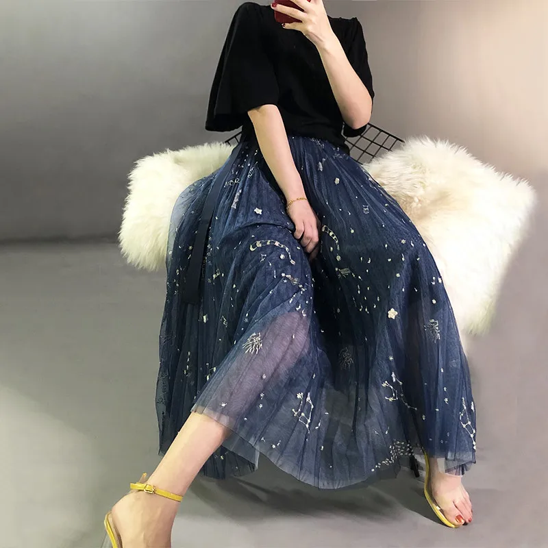 AH11492, модные женские юбки,, Подиумные, Роскошные, известный бренд, Европейский дизайн, вечерние, стильная женская одежда