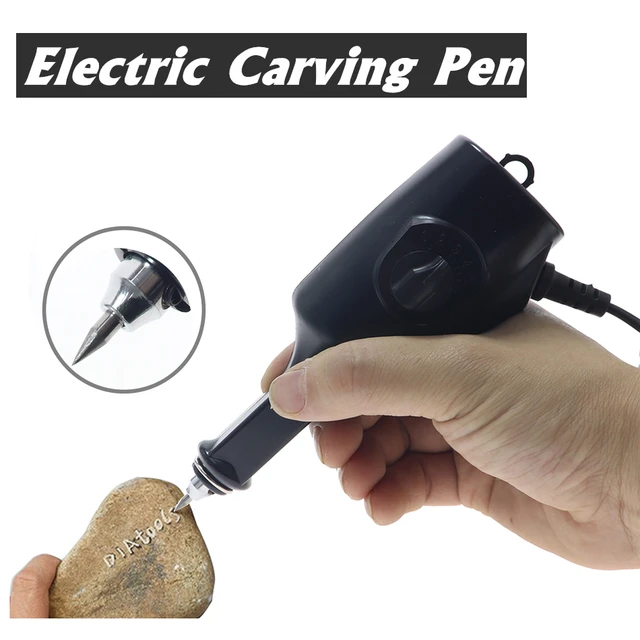TASP 220V Electric Engraving Pen Variable Speed Engraver for Steel Metal  Glass Wood Plastic Power Tool & Tungsten Carbide Tips