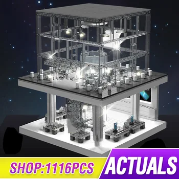 

LED Light Creator Expert Series Street view Apple Store Bricks Model Classic Phone Building Blocks Sets Kids Toys Birthday Gifts