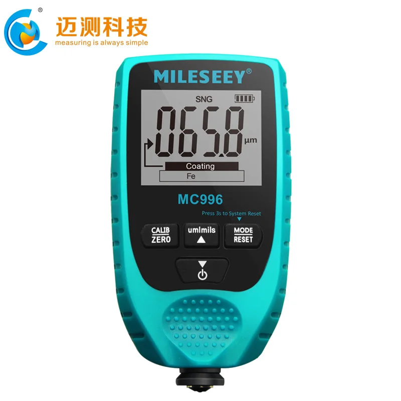 MILESEEY Высокоточный цифровой датчик толщины покрытия, автомобильный детектор краски, измеритель толщины краски, автоматический тестер толщины