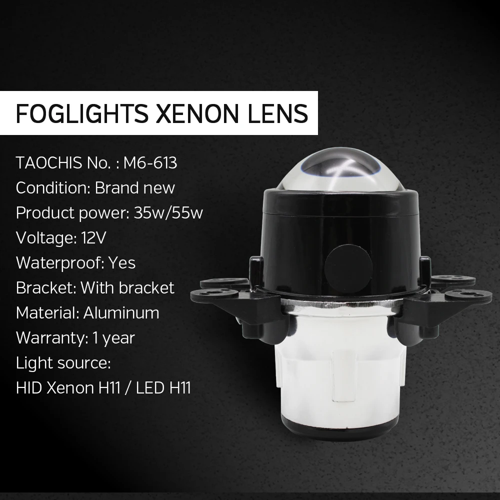 TAOCHIS 2 5 дюймов Автомобильный Стайлинг Bi Xenon проектор Объектив ксеноновая лампа