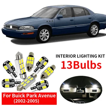 

13x Canbus Error Free LED Interior Light Kit Package for 2002-2005 Buick Park Avenue Car Accessories Map Dome Trunk License