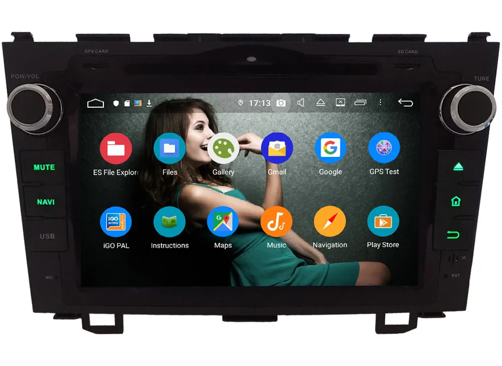 Klyde ips 4G Android 9,0 Восьмиядерный 4 Гб ОЗУ 64 Гб ПЗУ DSP BT автомобильный dvd-плеер Радио Стерео gps ГЛОНАСС для Honda CRV CR-V 2006-2011