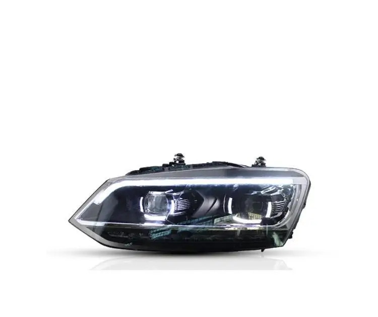 Автомобильные Боковые указатели поворота Drl автомобильные аксессуары светодиодные фары Задние Автомобильные фары в сборе 13 14 15 16 для Volkswagen Polo