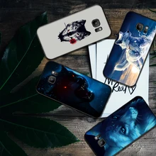 삼성 A50 60 70 40 20 A10 전화 케이스 예술적 경향 아름다운 하늘 늑대 로즈 A3 5 7 8 9 6 플러스 소프트 TPU J6 M40(China)