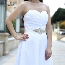 TOPQUEEN S05B Свадебные ремни свадебные пояса Стразы Жемчуг Свадебные ремни пояс с жемчугом Быстрая серебряный пояс для девочек