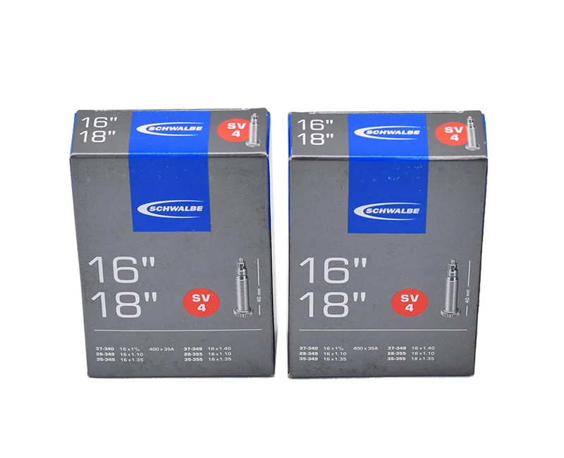 Schwalbe 1" 18" ниппелем 16x1 3/8-18x1 1/8 AV4/SV4 для велосипеда Brompton