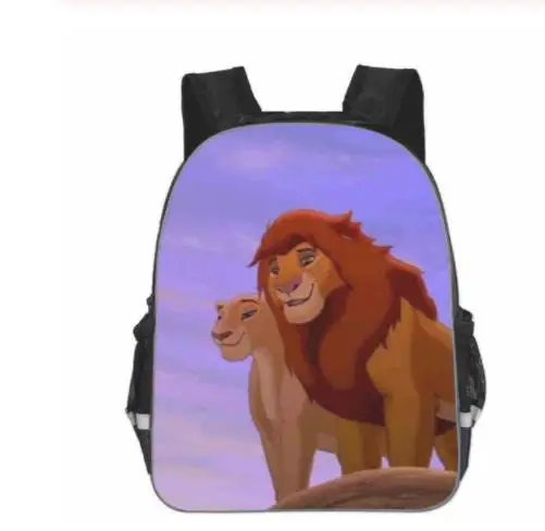 Simba Король Лев школьный рюкзак для детей, мальчиков и девочек мультфильм Король Лев школьные сумки для девочек дошкольников детский сад сумка - Цвет: as pictures