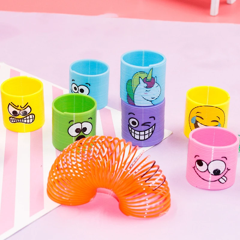 Mini Rainbow Magic Springs Toys 12pcs Unicorn Gift Birthday Party Present Souvenir Giveaway Gifts Kids Children Pinata Fillers party toys magic springs toys toy gift filler spring toys