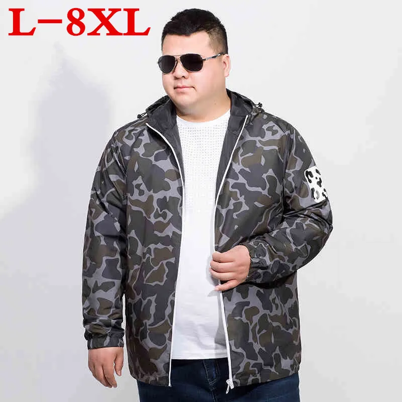 Новый размера плюс 8XL 7XL 6XL 5XL новая весенняя куртка для мужчин брендовая одежда с