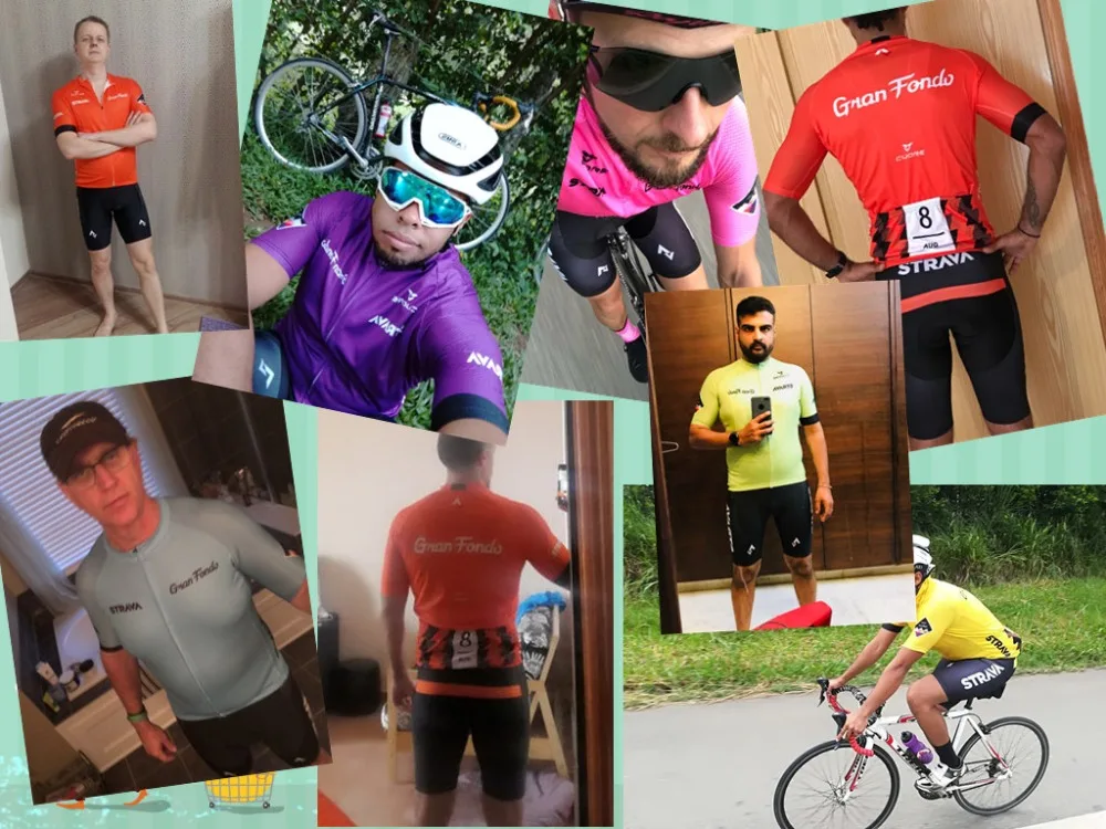 Комплект одежды Strava для велоспорта, короткий рукав, комплект из Джерси, сетчатая ткань, на рукаве, Ropa Ciclismo, быстросохнущая велосипедная одежда